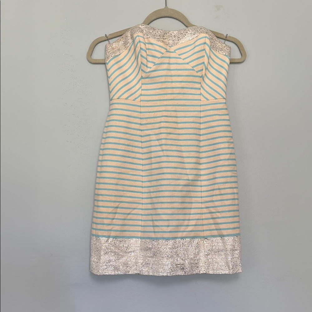 Lilly Pulitzer Tan Sweetheart Sheath Dress